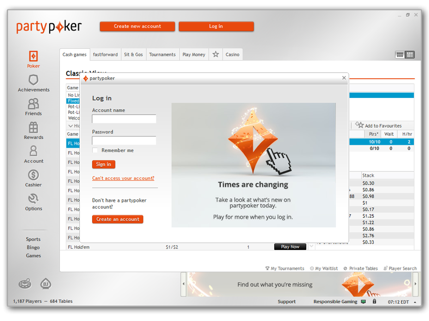 PartyPoker's New Poker Software--Screenshots and First Impressions
